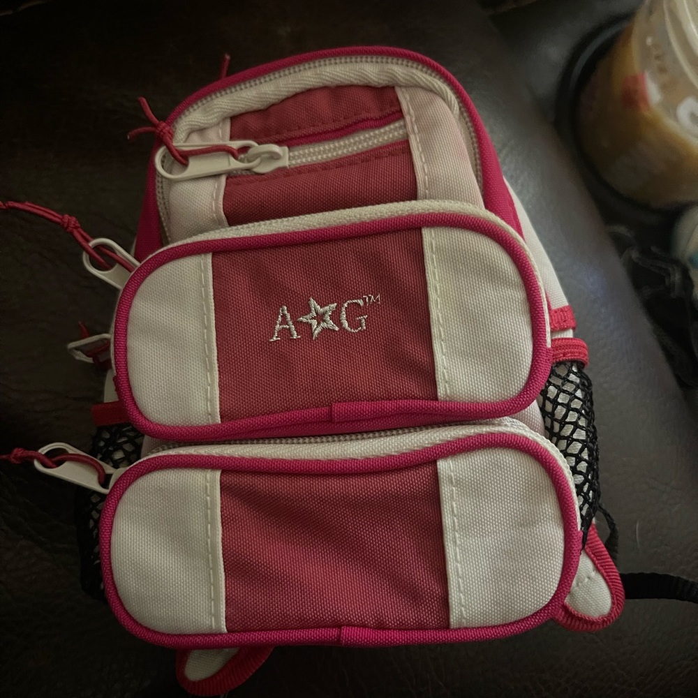 American girl doll backpack and lunch